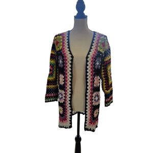 Colorful Crochet Women's Sweater